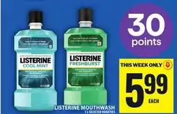 Food Basics LISTERINE MOUTHWASH offer