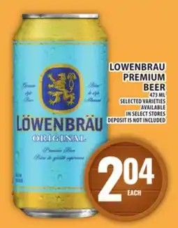 Food Basics LOWENBRAU PREMIUM BEER offer