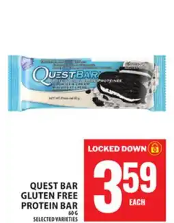 Food Basics QUEST BAR GLUTEN FREE PROTEIN BAR offer