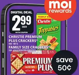 Food Basics CHRISTIE PREMIUM PLUS CRACKERS* FAMILY SIZE CRACKERS offer