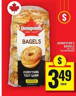 Food Basics DEMPSTER'S BAGELS offer