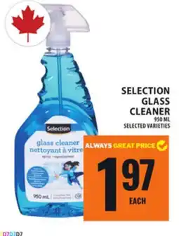 Food Basics SELECTION GLASS CLEANER offer