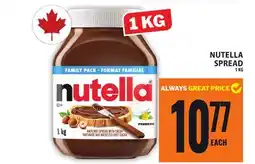 Food Basics NUTELLA SPREAD offer
