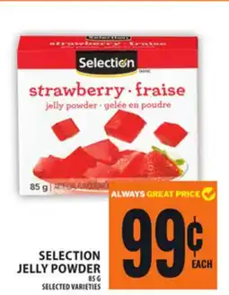 Food Basics SELECTION JELLY POWDER offer