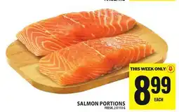Food Basics SALMON PORTIONS offer