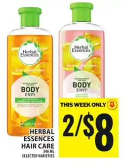 Food Basics HERBAL ESSENCES HAIR CARE offer