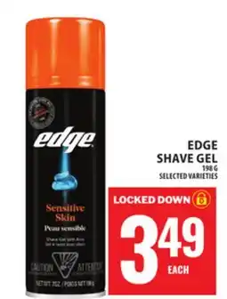 Food Basics EDGE SHAVE GEL offer