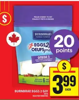 Food Basics BURNBRAE EGGS 2 GO! offer