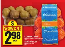 Food Basics CLEMENTINES OR KIWI BASKET offer