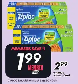 Sobeys Sandwich or Snack Bags offer