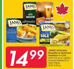 Sobeys Ultimates Breaded or Haddock Battered or Cod offer
