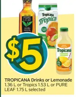 Sobeys Drinks or Lemonade offer