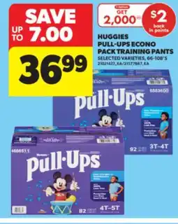 Real Canadian Superstore HUGGIES PULL-UPS ECONO PACK TRAINING PANTS, 66-108' S offer