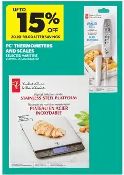 Real Canadian Superstore PC THERMOMETERS AND SCALES offer