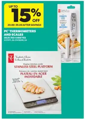 Real Canadian Superstore PC THERMOMETERS AND SCALES offer