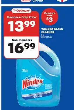Real Canadian Superstore WINDEX GLASS CLEANER, 5 L offer