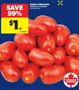 Real Canadian Superstore ROMA TOMATOES offer