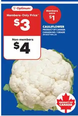Real Canadian Superstore CAULIFLOWER offer