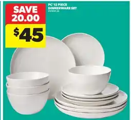 Real Canadian Superstore PC 12 PIECE DINNERWARE SET offer