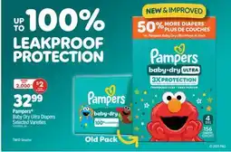 Real Canadian Superstore PAMPERS BABY DRY ULTRA DIAPERS offer
