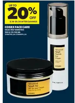 Real Canadian Superstore COSRX FACE CARE, 100 G/25-150 ML offer