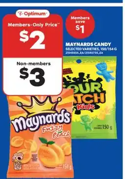 Real Canadian Superstore MAYNARDS CANDY, 150 154 G offer