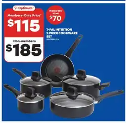 Real Canadian Superstore T-FAL INTUITION 9 PIECE COOKWARE SET offer