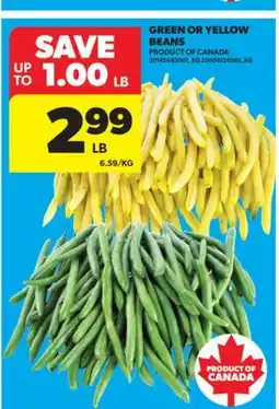 Real Canadian Superstore GREEN OR YELLOW BEANS offer