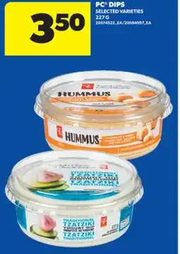 Real Canadian Superstore PC DIPS, 227 G offer