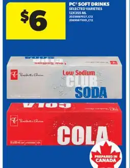 Real Canadian Superstore PC SOFT DRINKS offer