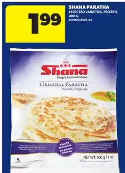 Real Canadian Superstore SHANA PARATHA, 400 G offer