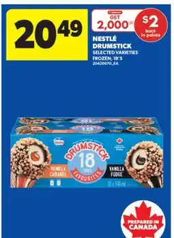 Real Canadian Superstore NESTLÉ DRUMSTICK, 18' S offer