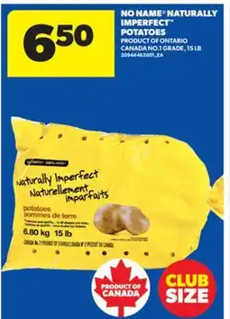 Real Canadian Superstore NO NAME NATURALLY IMPERFECT POTATOES, 15 LB offer