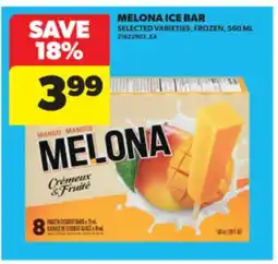 Real Canadian Superstore MELONA ICE BAR, 560 ML offer