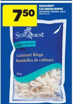 Real Canadian Superstore SEAQUEST CALAMARI RINGS, 340 G offer
