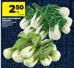 Real Canadian Superstore BABY OR SHANGHAI BOKCHOY offer