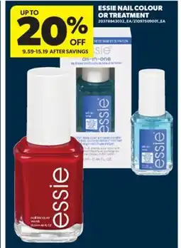 Real Canadian Superstore ESSIE NAIL COLOUR OR TREATMENT offer