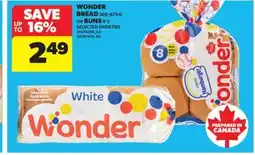 Real Canadian Superstore WONDER BREAD, 500-675 G OR BUNS, 8' S offer