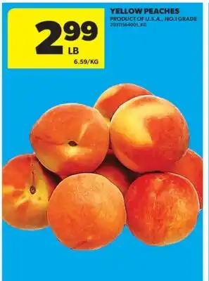 Real Canadian Superstore YELLOW PEACHES offer