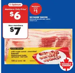 Real Canadian Superstore NO NAME BACON, 500 G offer