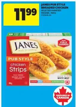 Real Canadian Superstore JANES PUB STYLE BREADED CHICKEN, 700 G offer