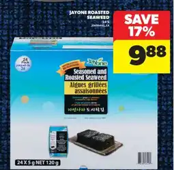 Real Canadian Superstore JAYONE ROASTED SEAWEED, 24'S offer