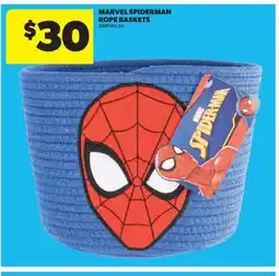 Real Canadian Superstore MARVEL SPIDERMAN ROPE BASKETS offer