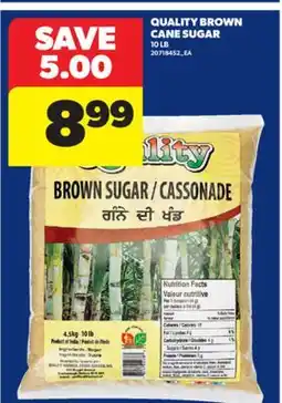 Real Canadian Superstore QUALITY BROWN CANE SUGAR, 10 LB offer