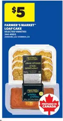 Real Canadian Superstore FARMER'S MARKET LOAF CAKE, 344-400 G offer