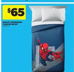 Real Canadian Superstore MARVEL SPIDERMAN COMFORTER SET offer