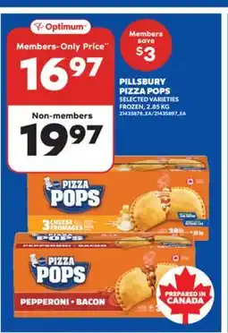 Real Canadian Superstore PILLSBURY PIZZA POPS, 2.85 KG offer