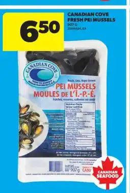 Real Canadian Superstore CANADIAN COVE FRESH PEI MUSSELS, 907 G offer