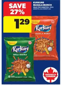 Real Canadian Superstore KURKURE MASALA MUNCH offer