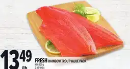 Metro FRESH RAINBOW TROUT VALUE PACK offer